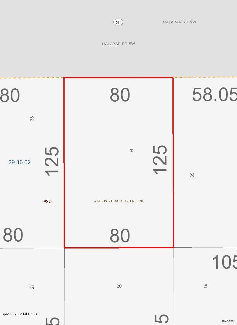 1112 Malabar Road Palm Bay, FL 32908 - Photo 2 of 2 1112MalabarRdMap