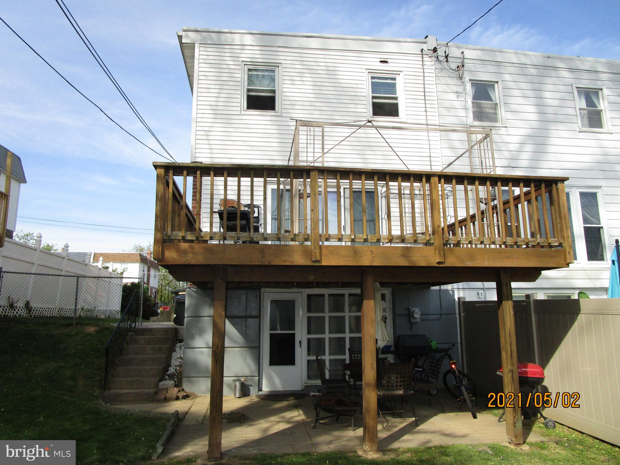 1146 Morefield Road Philadelphia, PA 19115 - Photo 29 of 30 Back of Home with Patio and Deck