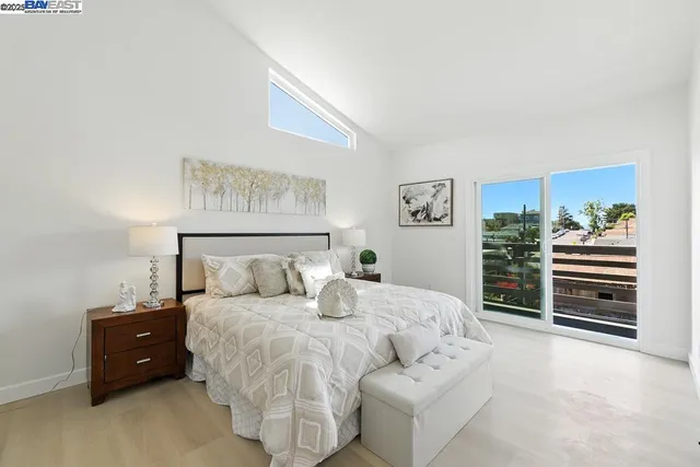 a workspace with furniture and window