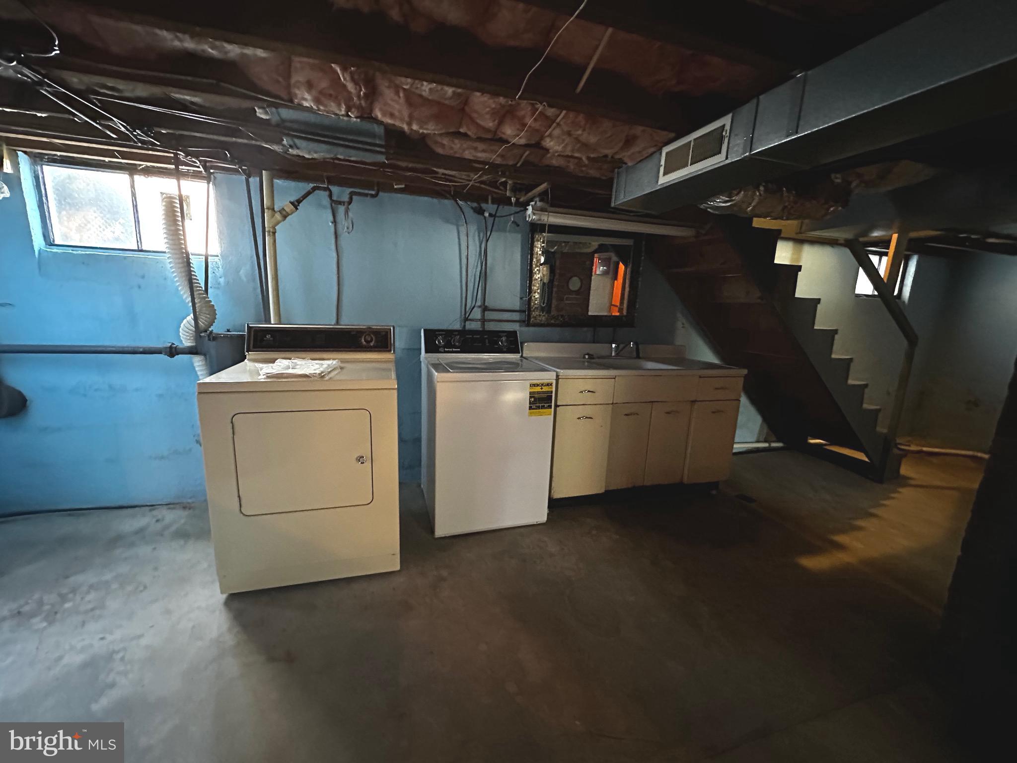 3500 Paw Paw Road Paw Paw, WV 25434 - Photo 35 of 48 a view of a storage room with washer and dryer