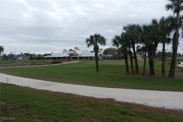 a view of a golf course