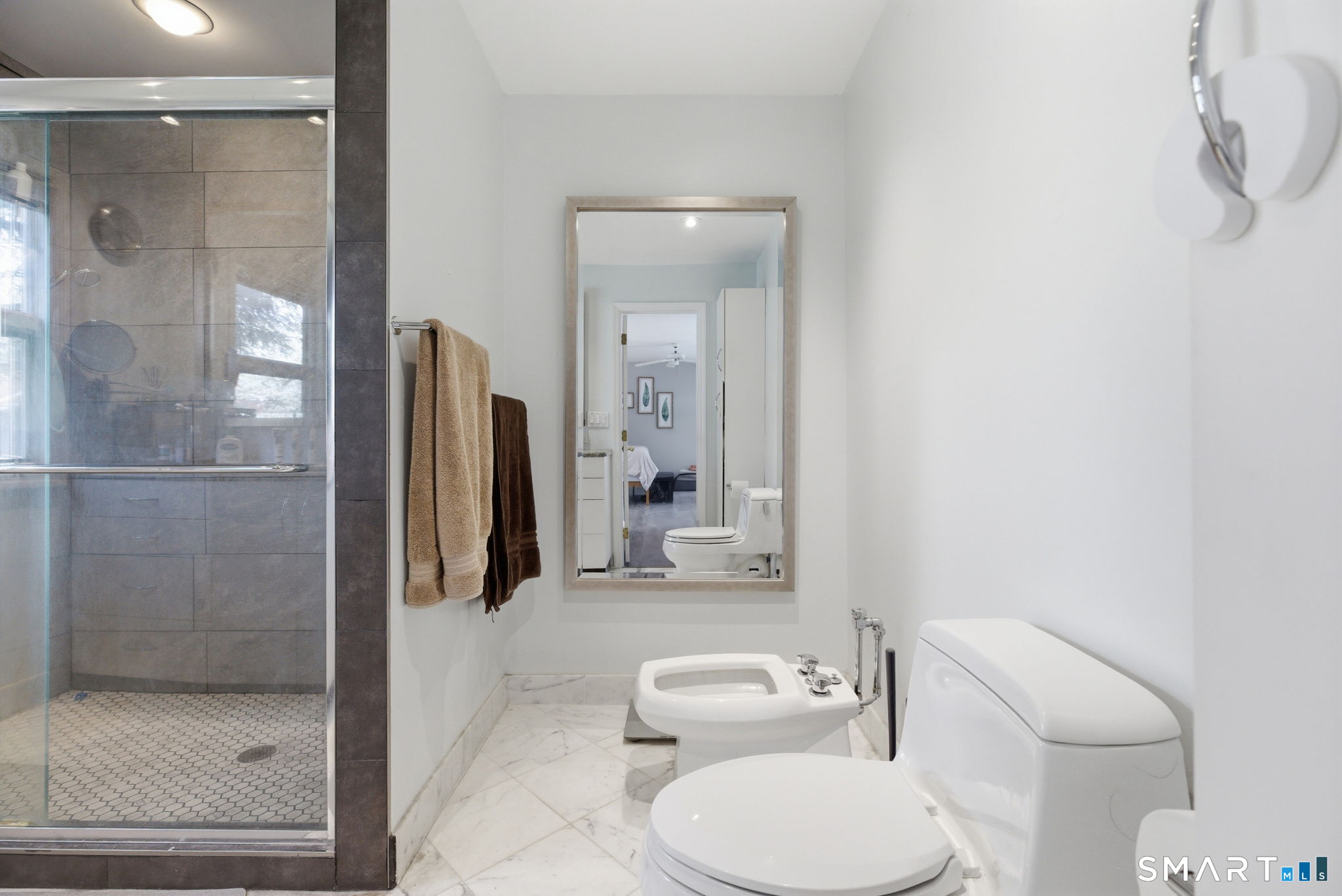 53 Dagmar Road Stamford, CT 06905 - Photo 24 of 40 Primary bathroom with warm-water bidet!