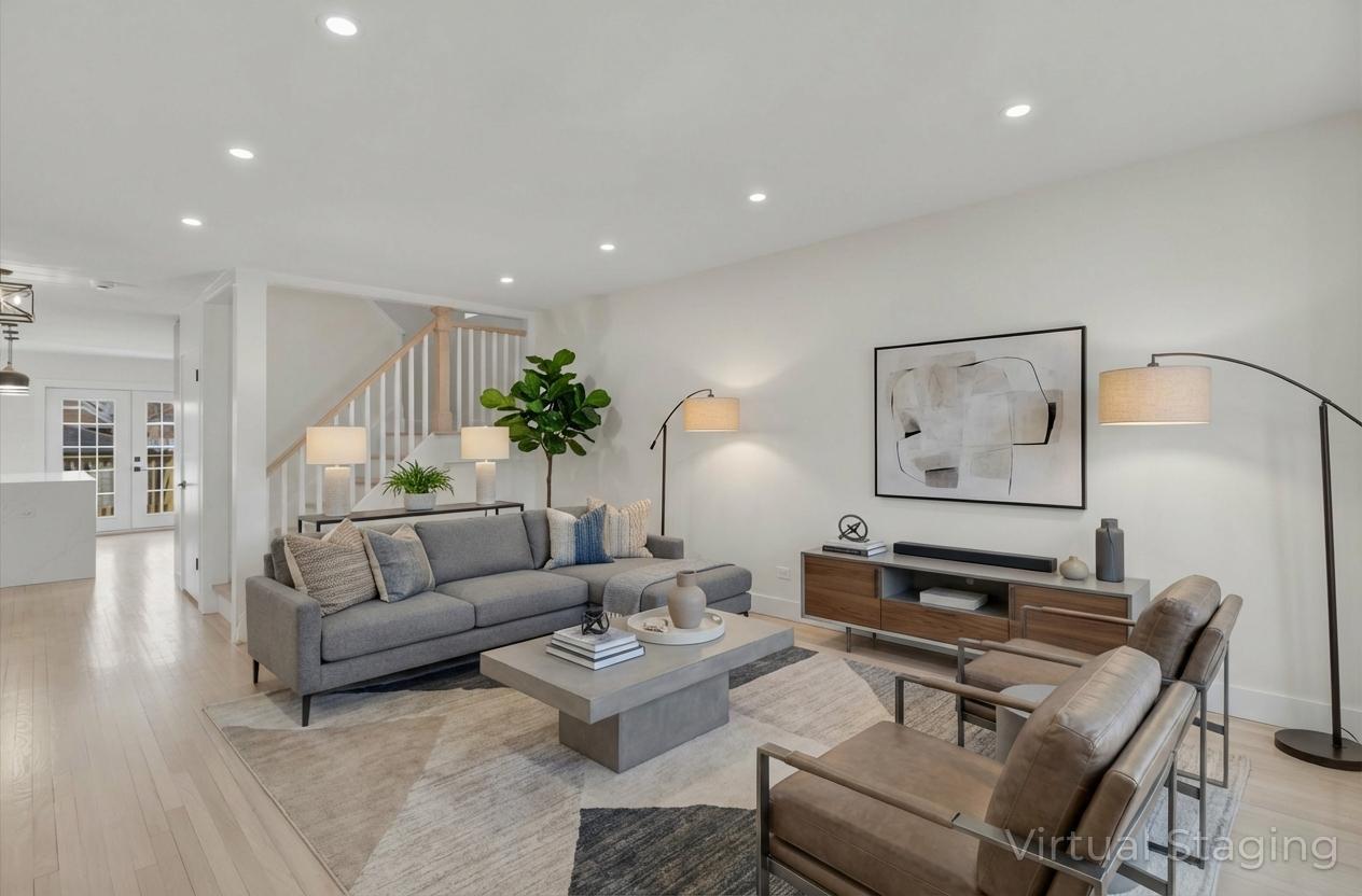 7230 South Avers Avenue Chicago, IL 60629 - Photo 5 of 44 a living room with furniture and wooden floor
