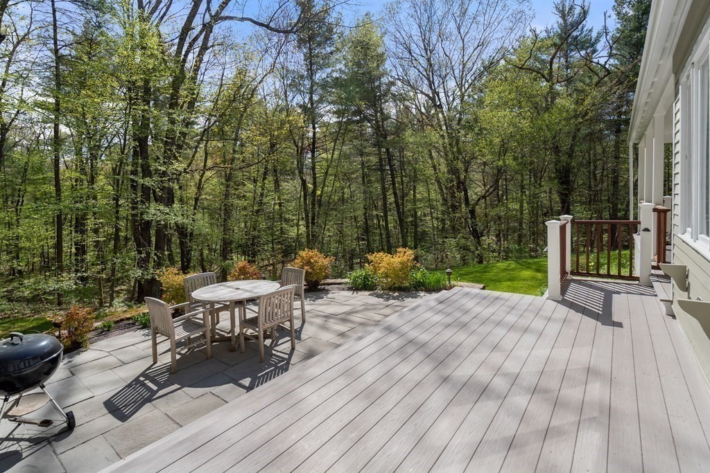 24 Parmenter Road Framingham, MA 01701 - Photo 9 of 42 a view of a patio with table and chairs and wooden floor