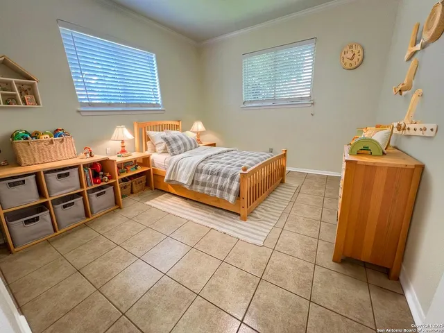 a view of a backyard with a garden