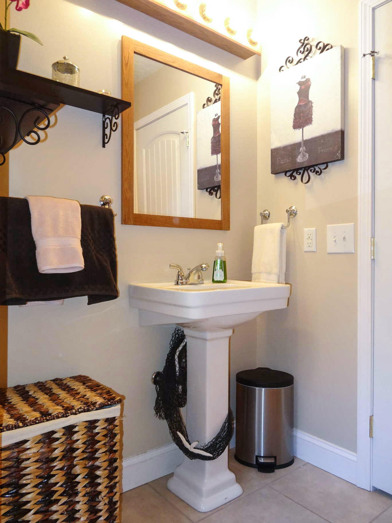 749 Isolane Road Callaway, VA 24067 - Photo 21 of 38 a bathroom with a sink and a mirror