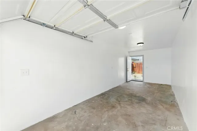 a view of a room with a projector