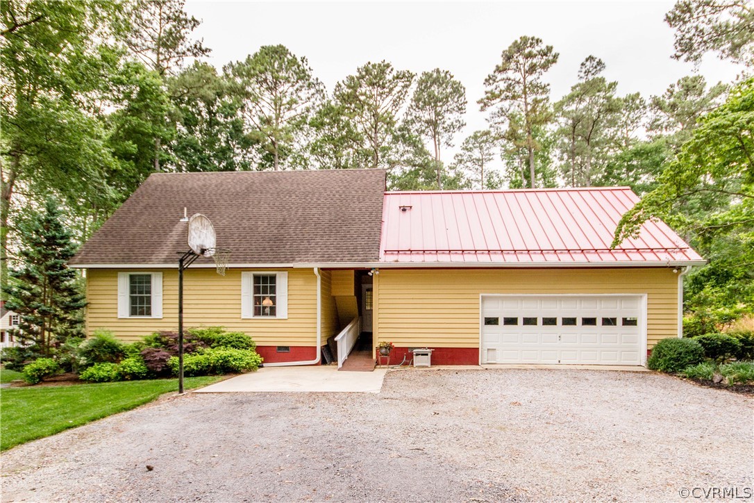 19059 Stokes Road Yale, VA 23897 - Photo 35 of 50 Double car garage with handicap ramp into rear doo