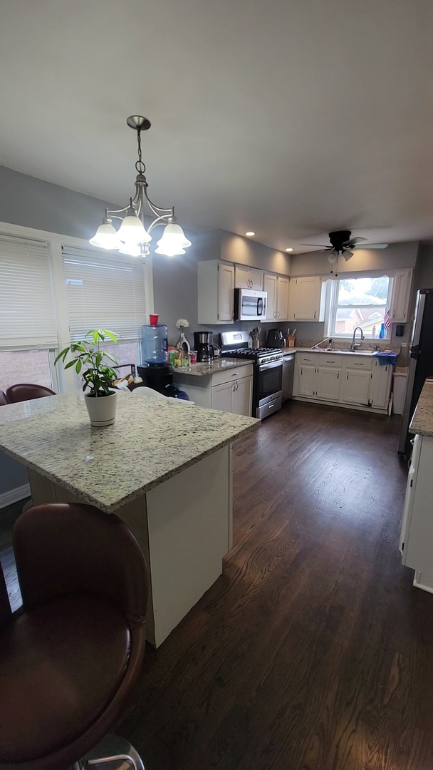 3705 West 65th Place Chicago, IL 60629 - Photo 16 of 31 a kitchen with counter top space and a sink
