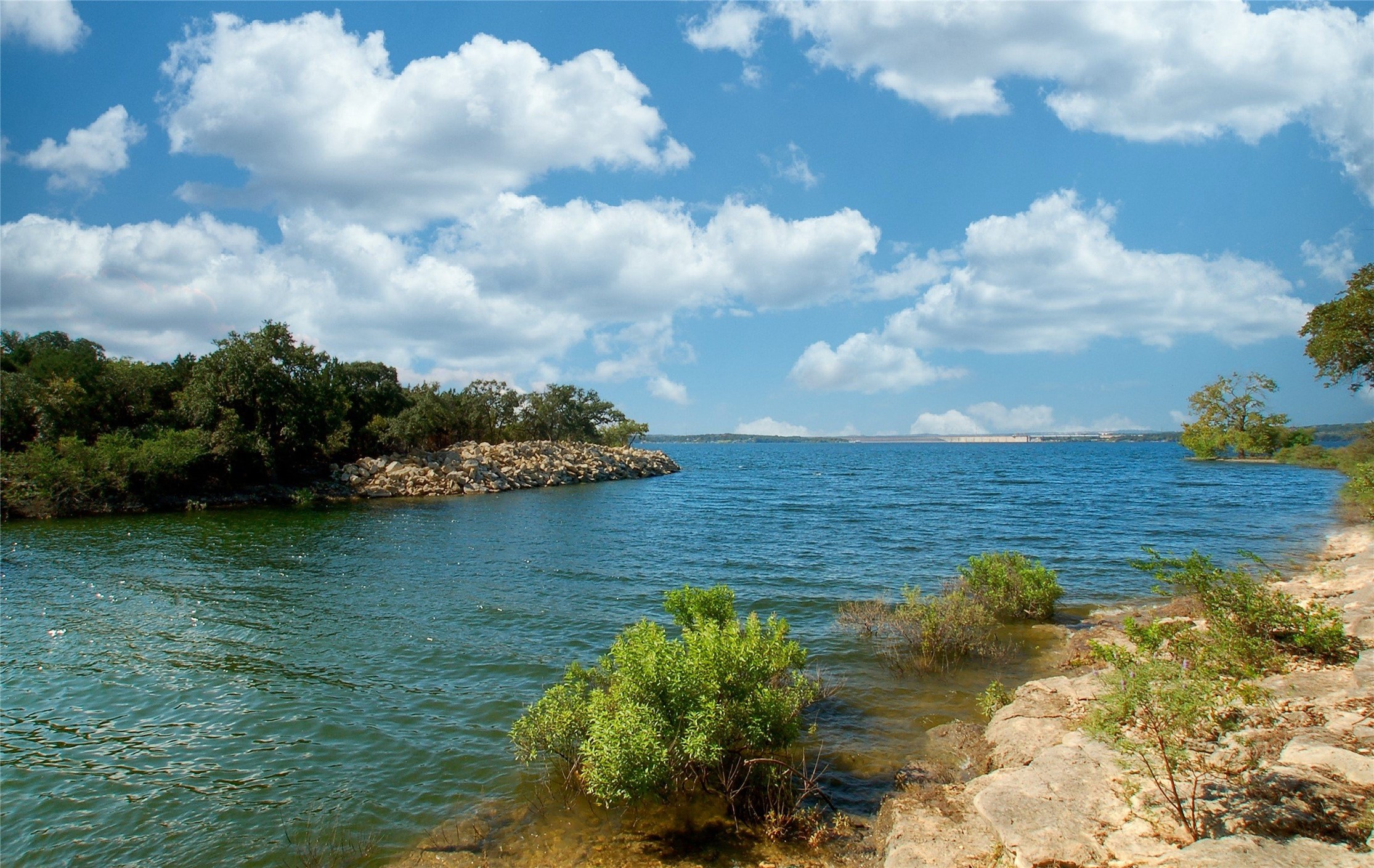 220 Sailmaster Street, Unit A Lakeway, TX 78734 - Photo 28 of 32 a view of a lake from a yard