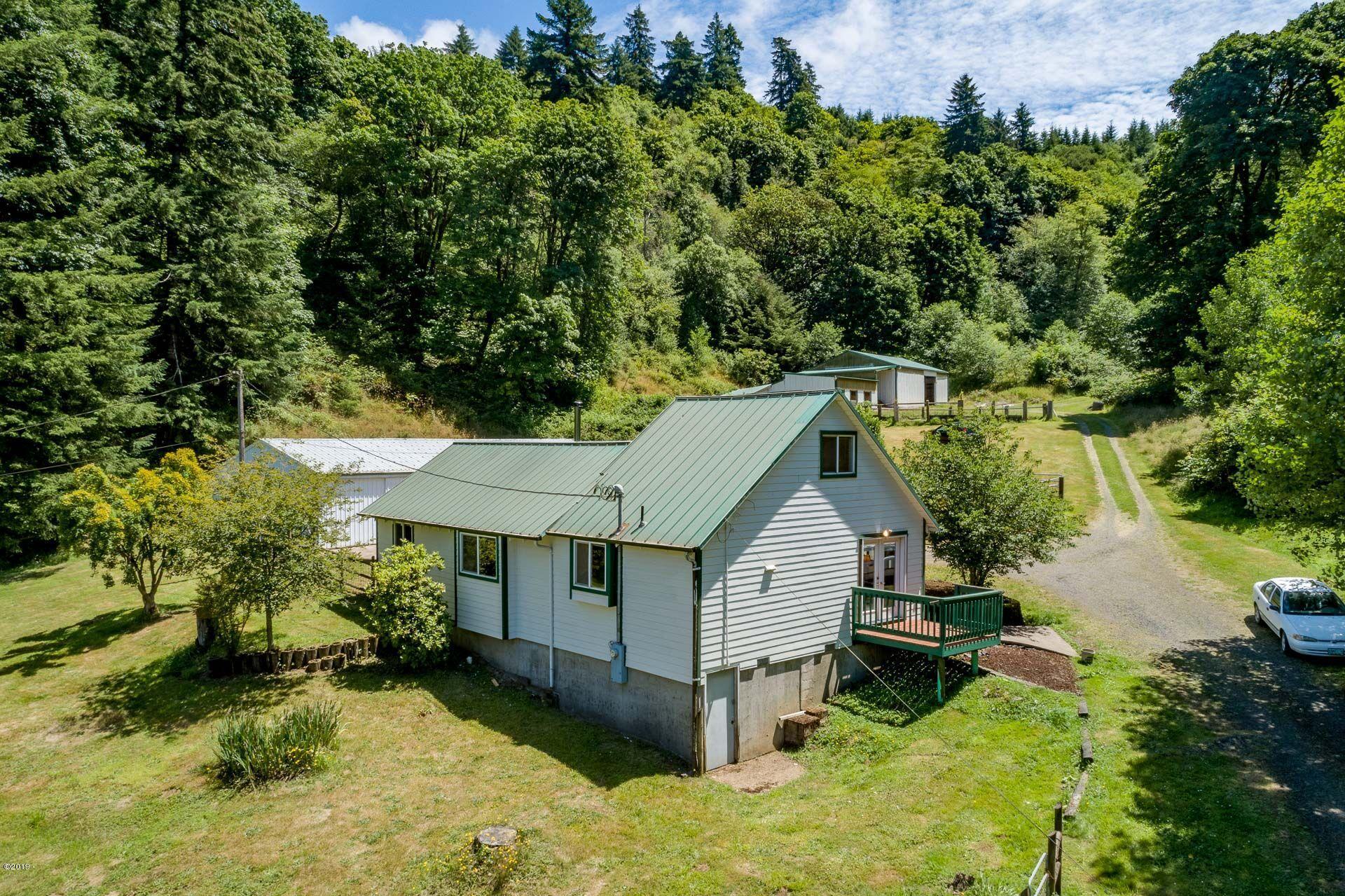 429 Hidden Valley Road Toledo, OR 97391 - Photo 2 of 41 SIDE VIEW OF MAIN HOME