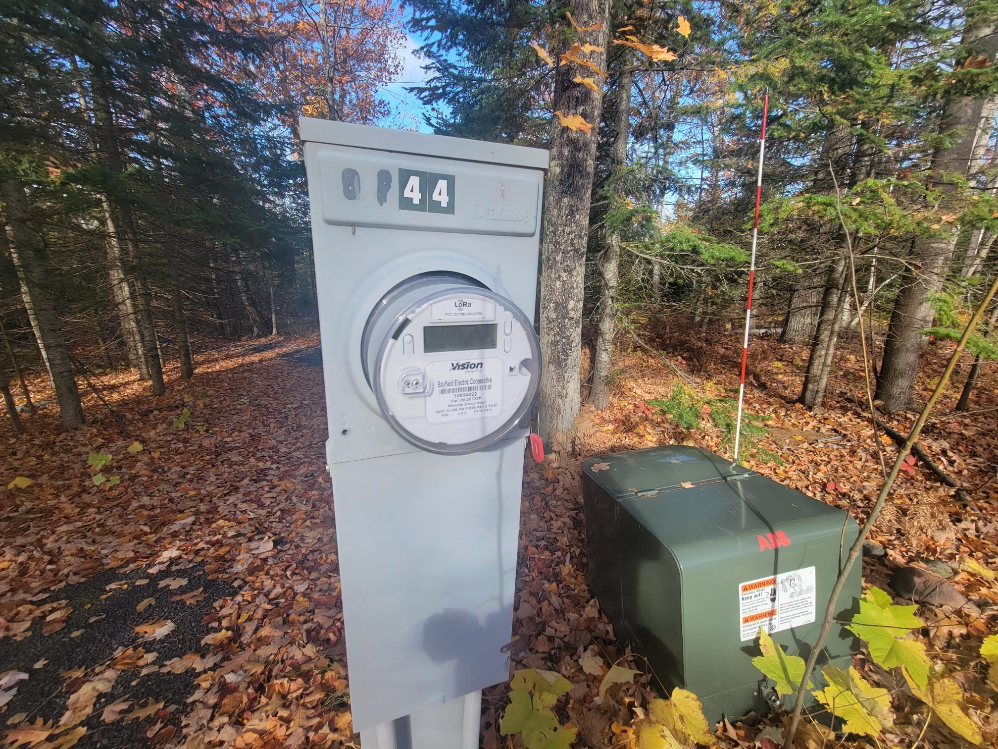 85255 Ravine Road Port Wing, WI 54865 - Photo 34 of 38 Exterior view of a pad mount transformer and electric meter