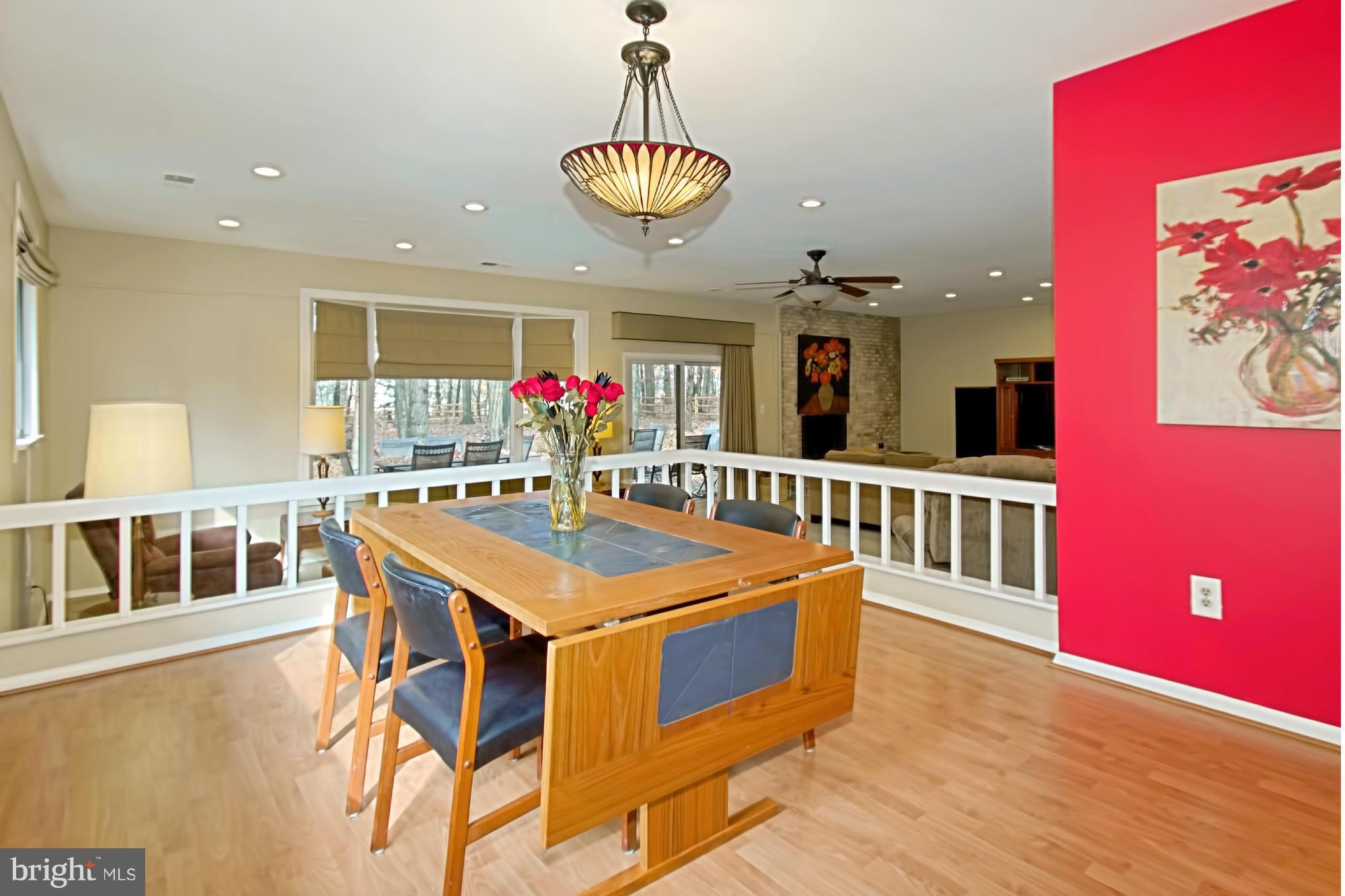 Elevated Dining Room Overlooks the Great Room
