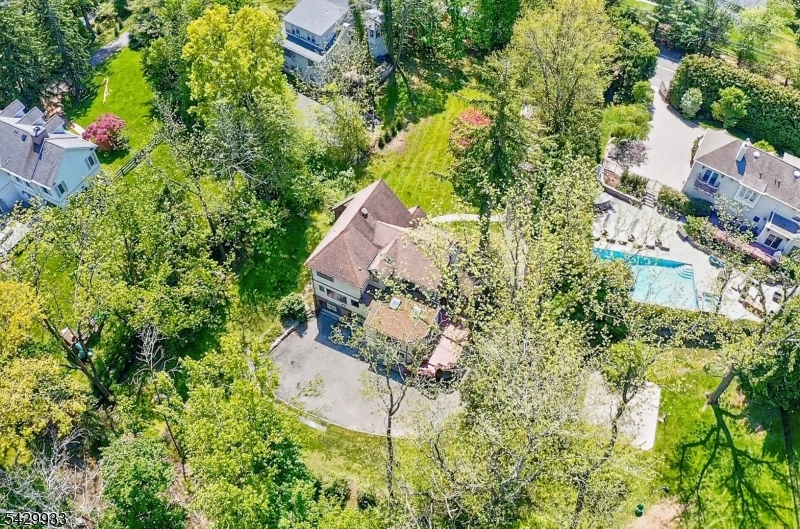 184 Old Short Hills Road Short Hills, NJ 07078 - Photo 42 of 46 an aerial view of a house with a yard and large trees
