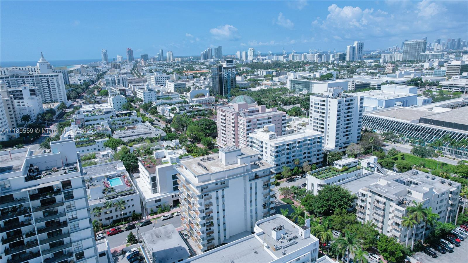 245 18th Street, Unit 602 Miami Beach, FL 33139 - Photo 6 of 40 a city view with lot of high rise buildings