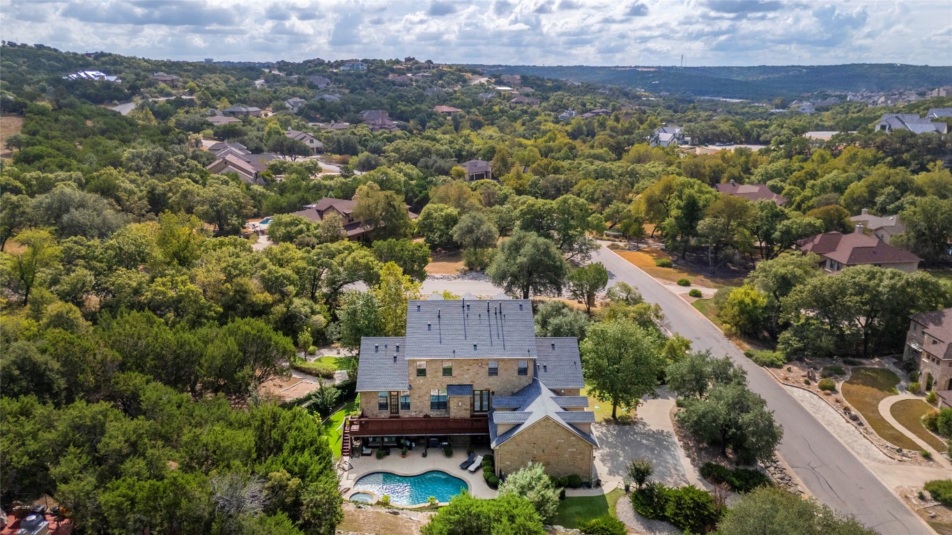 3507 Bachelor Gulch Leander, TX 78641 - Photo 36 of 38 an aerial view of residential houses with outdoor space