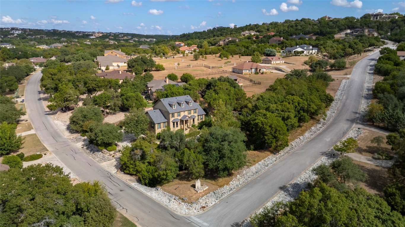 3507 Bachelor Gulch Leander, TX 78641 - Photo 37 of 38 an aerial view of residential houses with outdoor space and street view