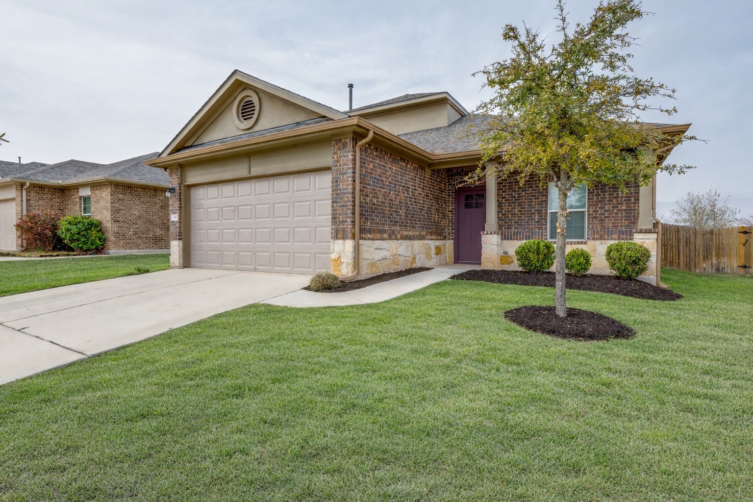 348 Shiner Lane Georgetown, TX 78626 - Photo 1 of 1 a front view of a house with a yard