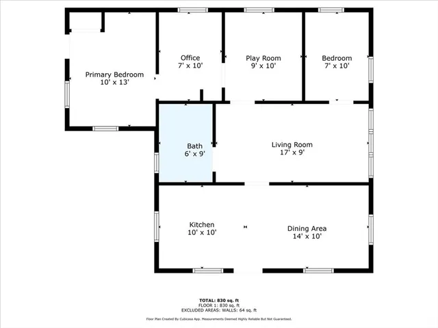 a garden view with a seating space