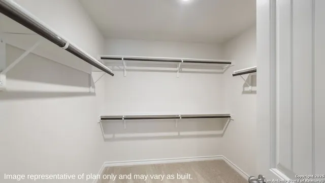 a view of walk in closet