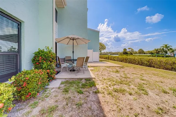 a house view with a outdoor space