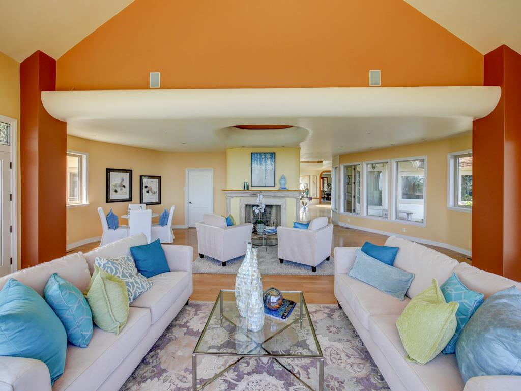 631 Quail Run Road Aptos, CA 95003 - Photo 9 of 39 a living room with furniture and a large window