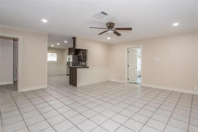 a view of an empty room