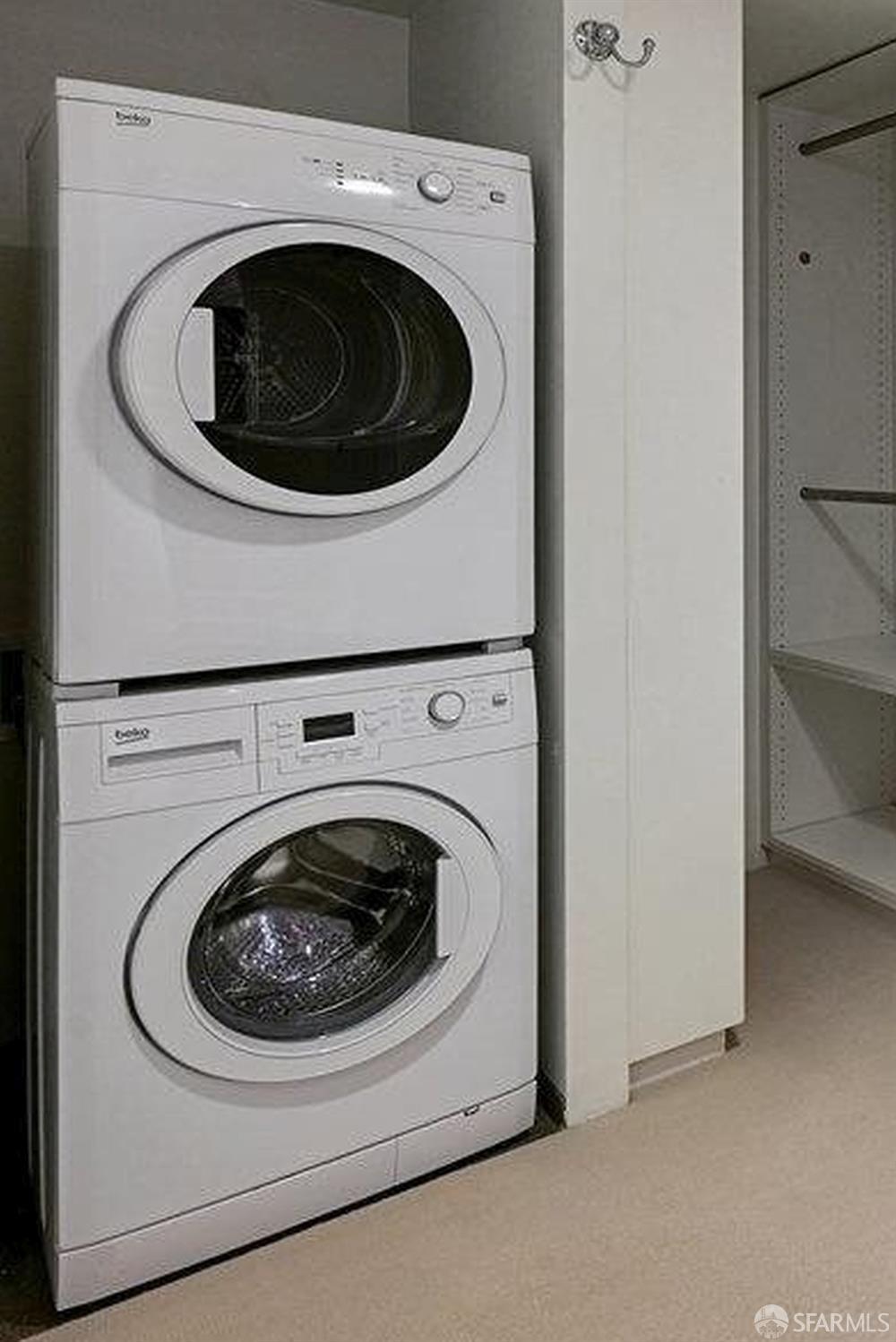855 Folsom Street, Unit 519 San Francisco, CA 94107 - Photo 20 of 25 a close up view of washer and dryer