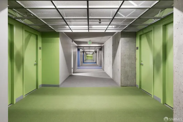 a front view of a building