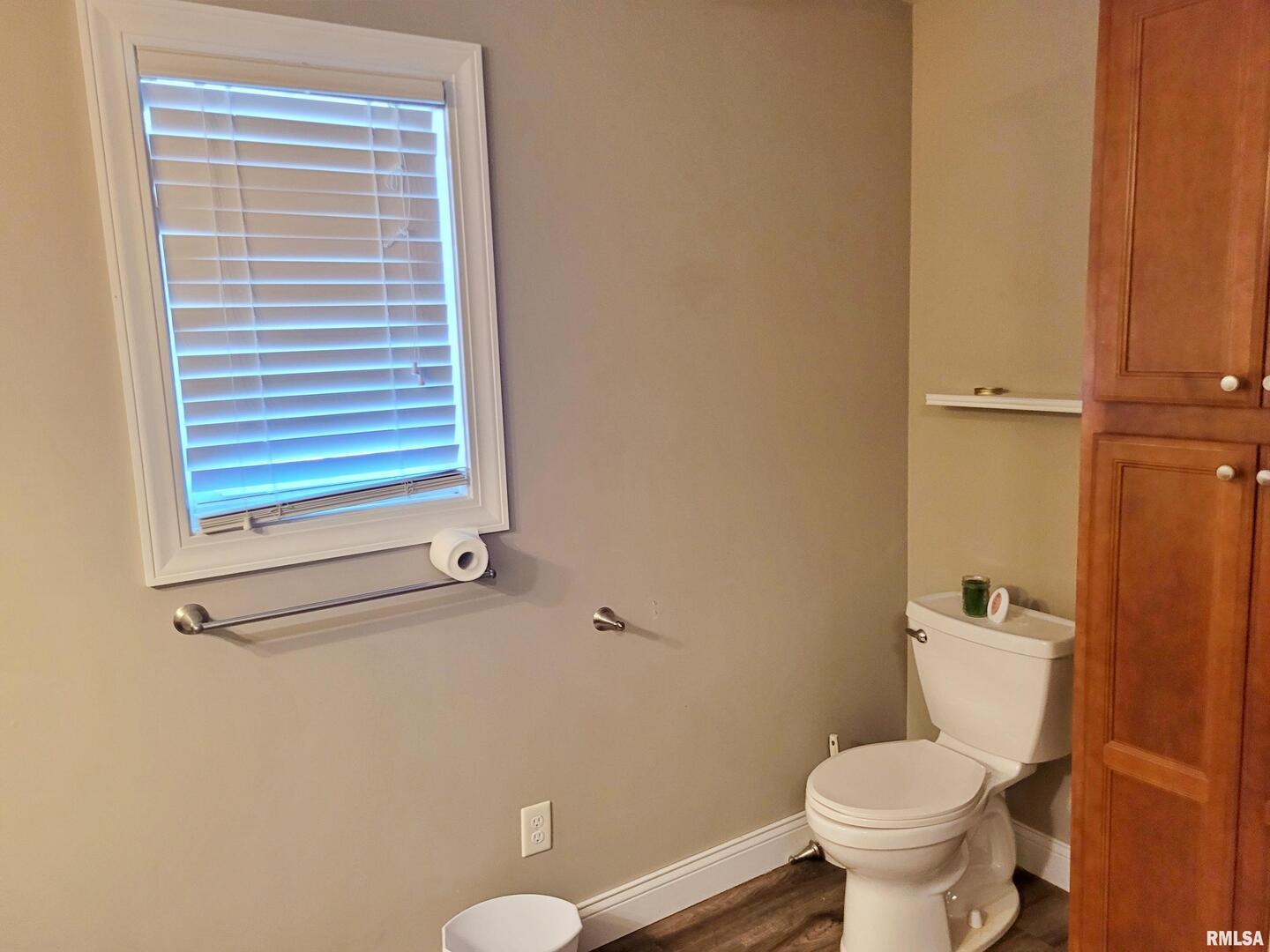 42 County Line Road Grand Chain, IL 62941 - Photo 30 of 40 a bathroom with a toilet and a window