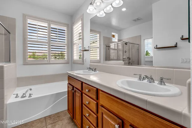 a view of a swimming pool with a yard