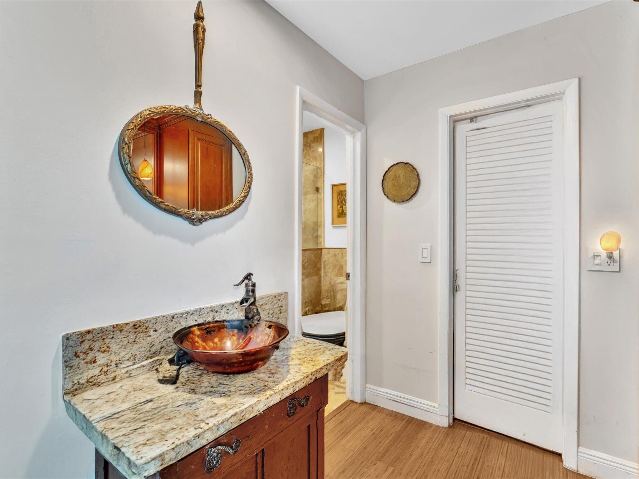 20966 Sedgewick Drive Boca Raton, FL 33433 - Photo 45 of 57 Primary Bath bowl sink on antique dresse