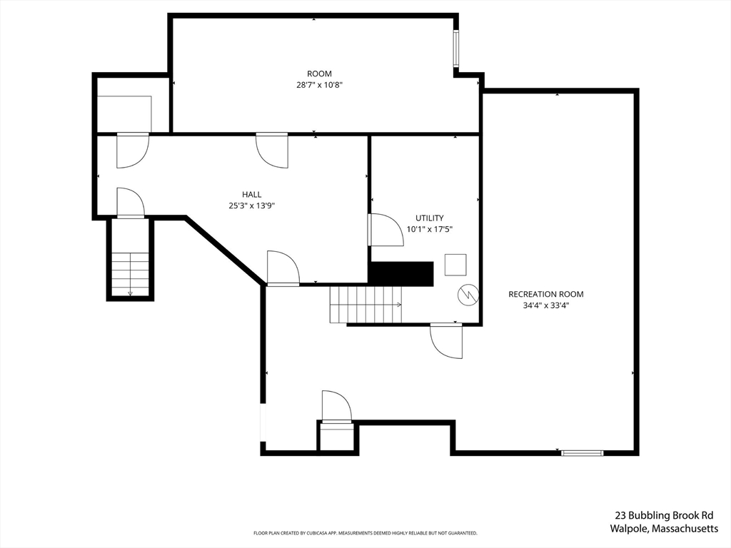 23 Bubbling Brook Road Walpole, MA 02081 - Photo 40 of 41 a picture of a floor plan