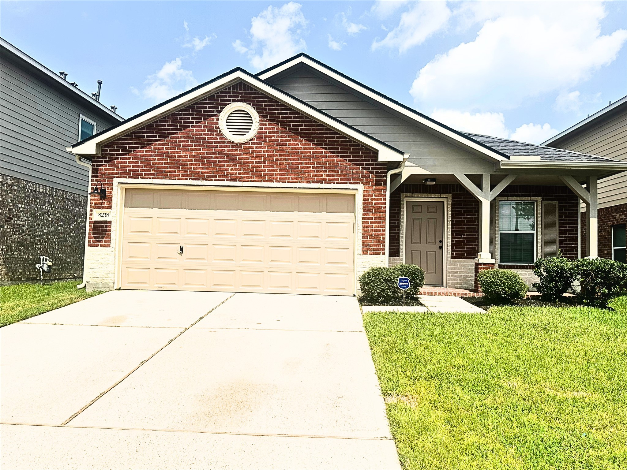 8218 Nagy Hill Street Spring, TX 77379 - Photo 1 of 30 a front view of house with yard