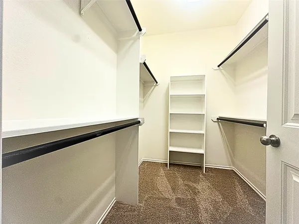 a view of closet area