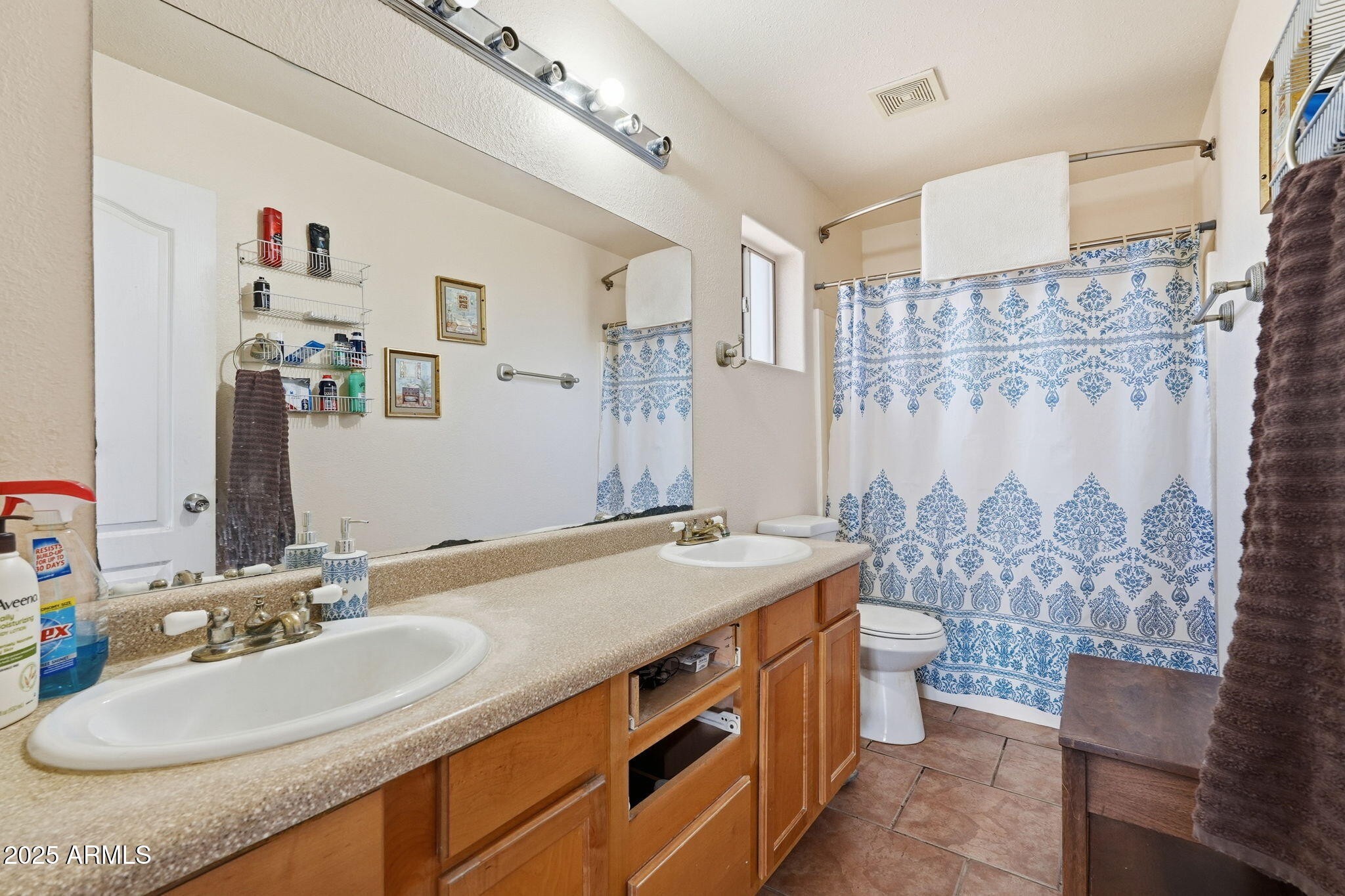 53607 West Moondust Road Maricopa, AZ 85139 - Photo 23 of 38 a bathroom with a sink double vanity and a mirror