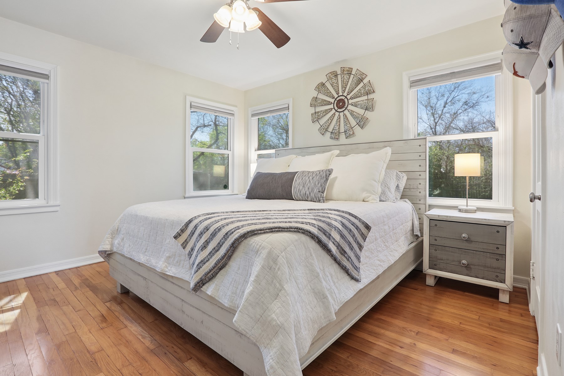 2210 Monticello Road Temple, TX 76501 - Photo 29 of 34 Bedroom featuring light wood-type flooring and ceiling fan