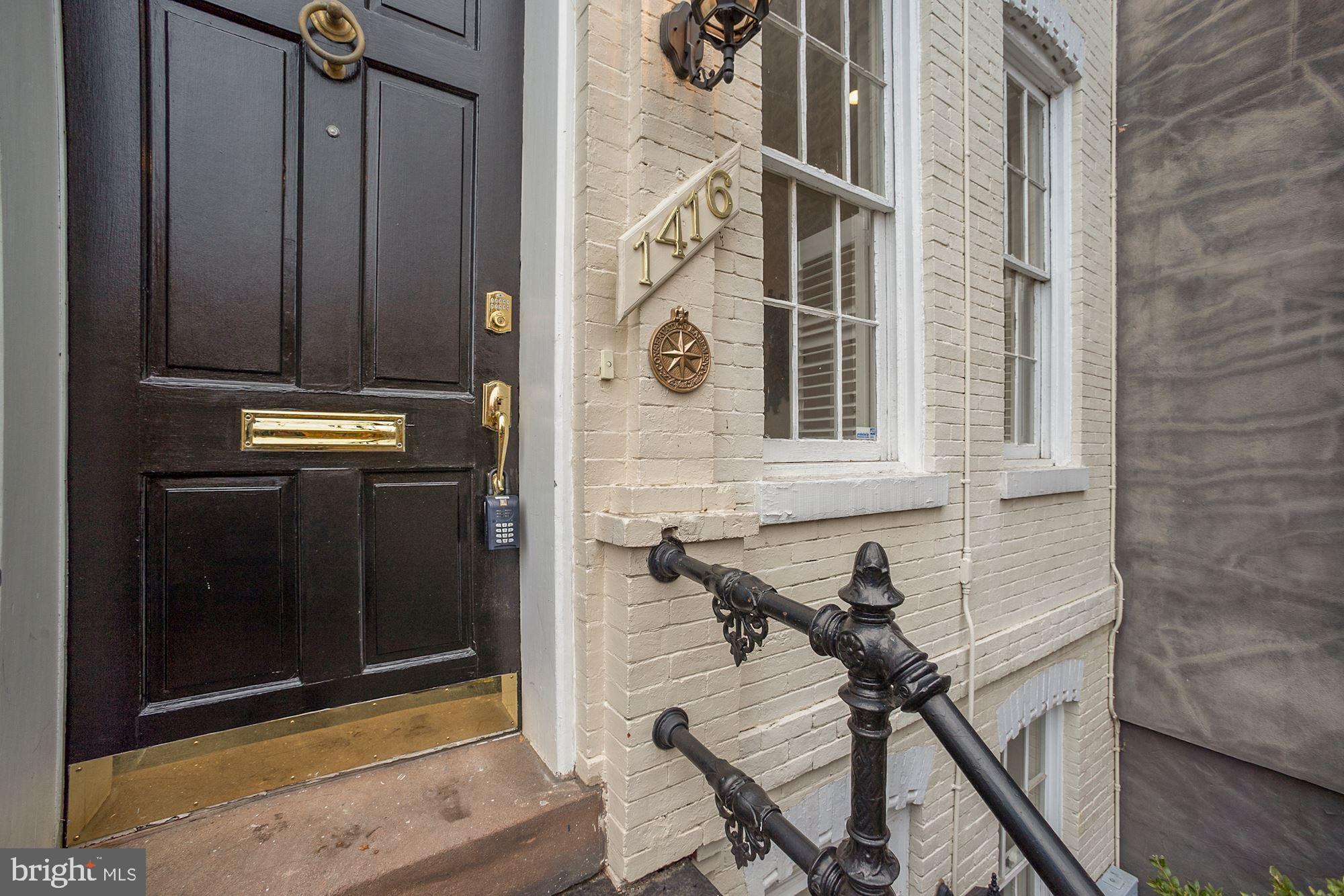 1416 35th Street Northwest Washington, DC 20007 - Photo 2 of 27 Main Entrance