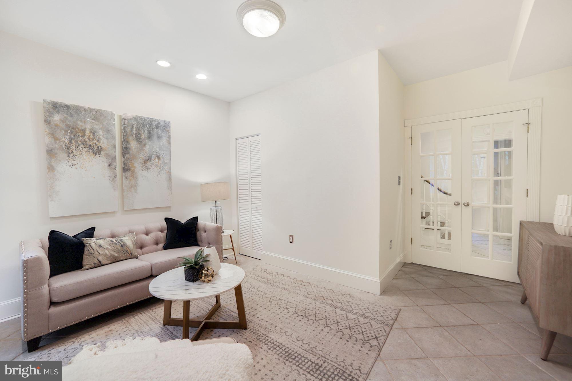 1416 35th Street Northwest Washington, DC 20007 - Photo 11 of 27 Terrace Level Family Room/Bedroom