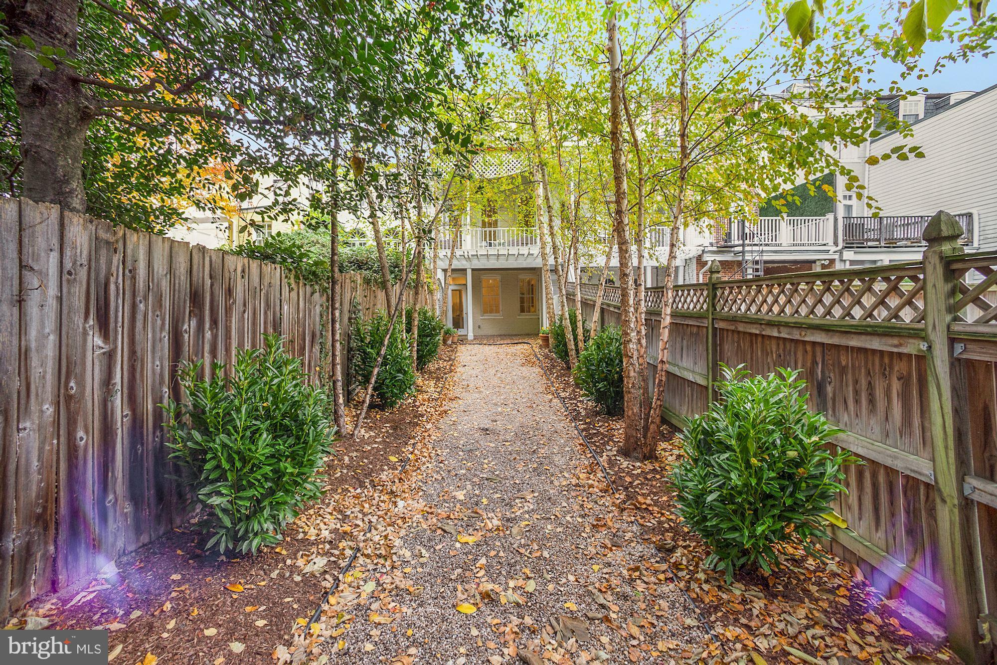 1416 35th Street Northwest Washington, DC 20007 - Photo 15 of 27 Terrace Level Rear Private Garden