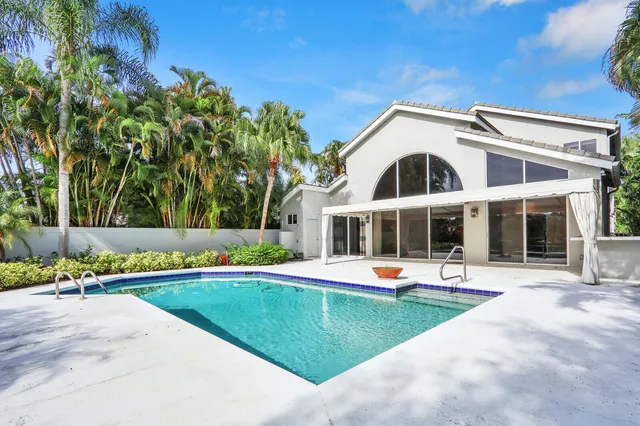 a deck view with a lake view