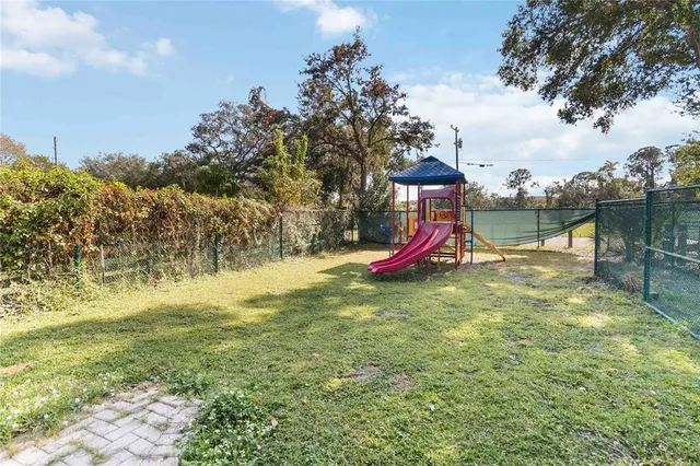 a view of outdoor space with garden