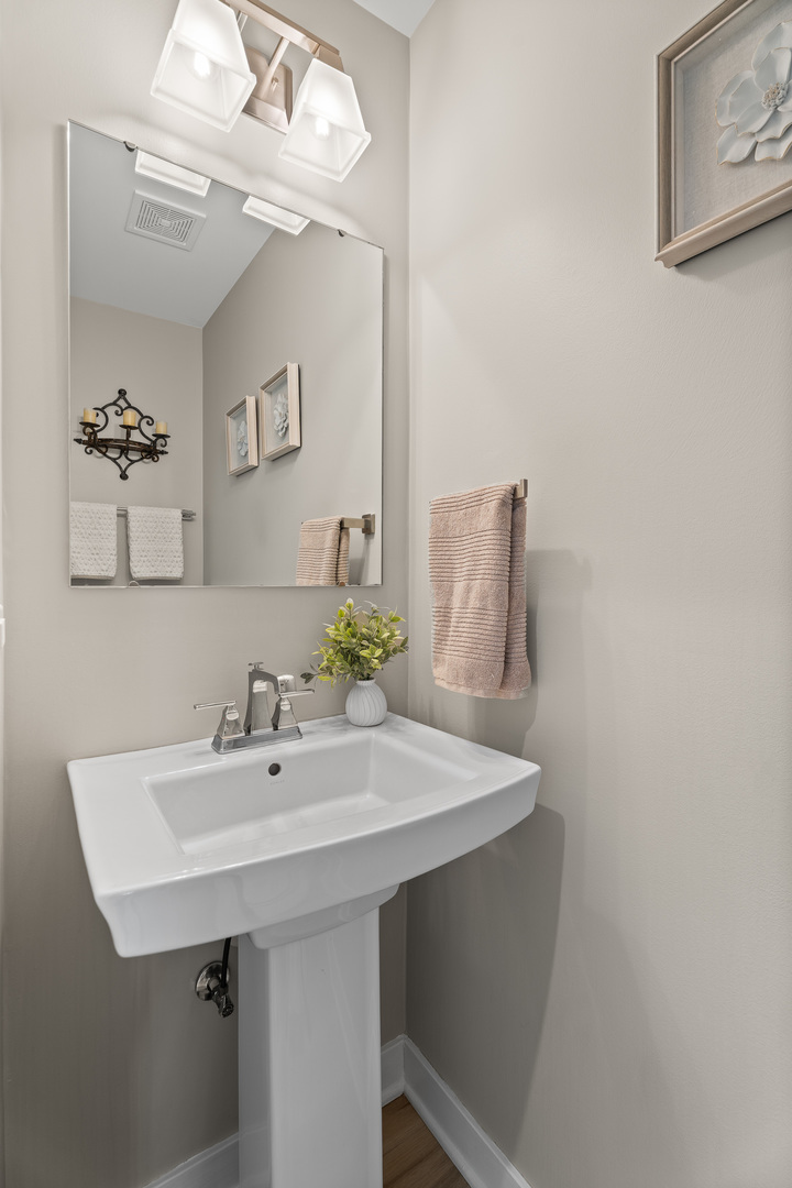 1053 Sears Circle Elburn, IL 60119 - Photo 10 of 31 a bathroom with a sink and a mirror