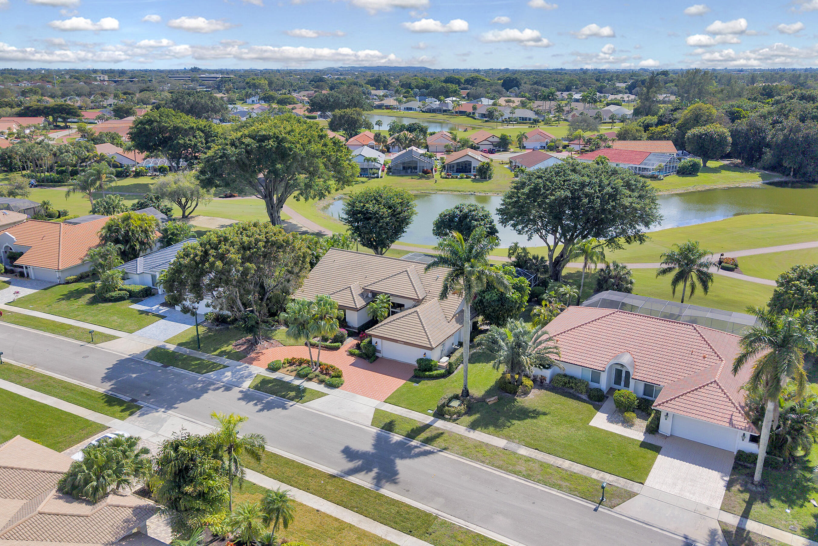 11229 Boca Woods Lane Boca Raton, FL 33428 - Photo 21 of 51 Aerial view of the home