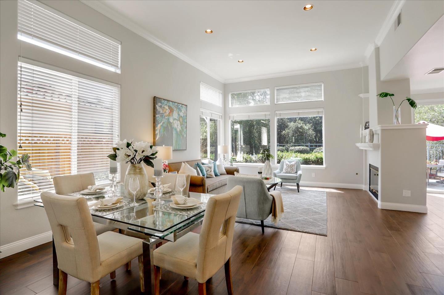 5889 Killarney Circle San Jose, CA 95138 - Photo 22 of 68 a view of a dining room with furniture and wooden floor