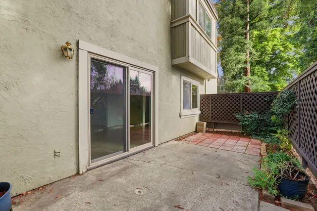 a view of outdoor space and deck