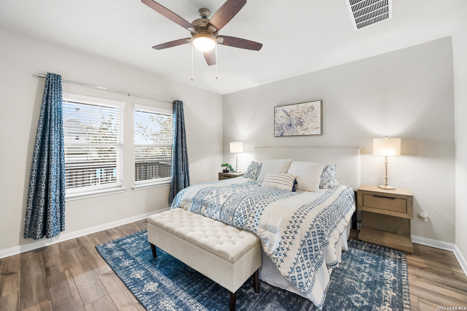 232 Colebrook Way Cibolo, TX 78108 - Photo 17 of 45 a bedroom with a large bed and a window