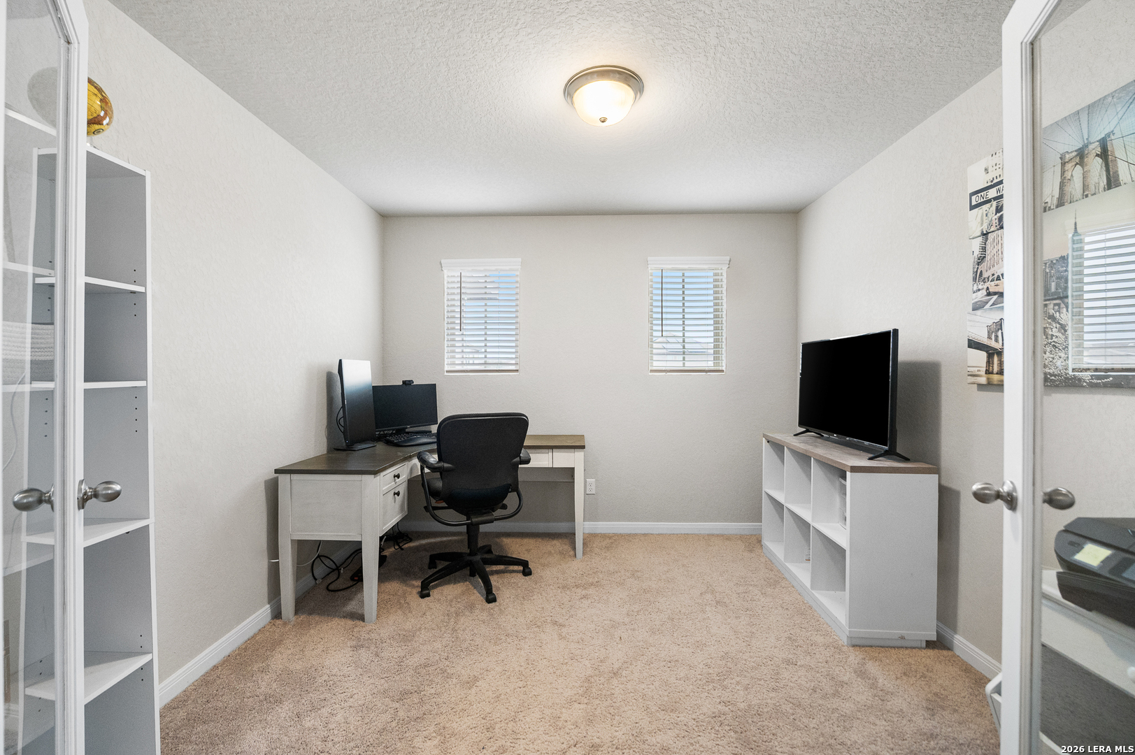 232 Colebrook Way Cibolo, TX 78108 - Photo 30 of 45 a view of a livingroom with workspace and a window