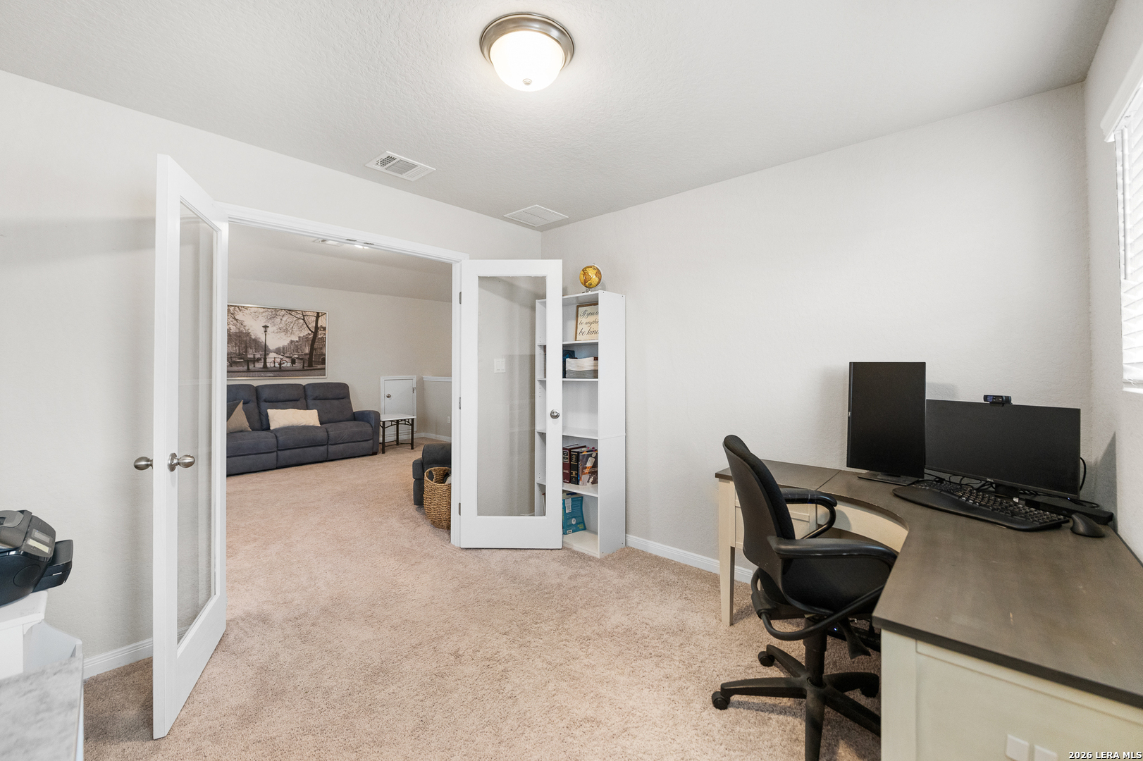 232 Colebrook Way Cibolo, TX 78108 - Photo 31 of 45 a view of workspace with livingroom view