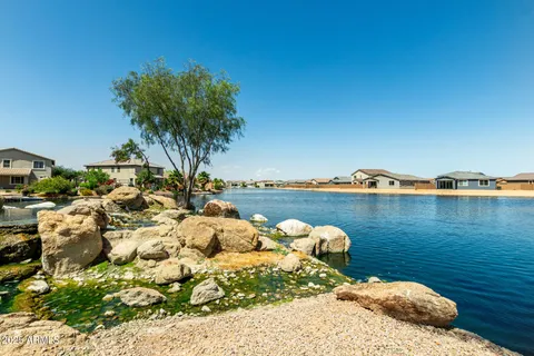 a view of an ocean with city view